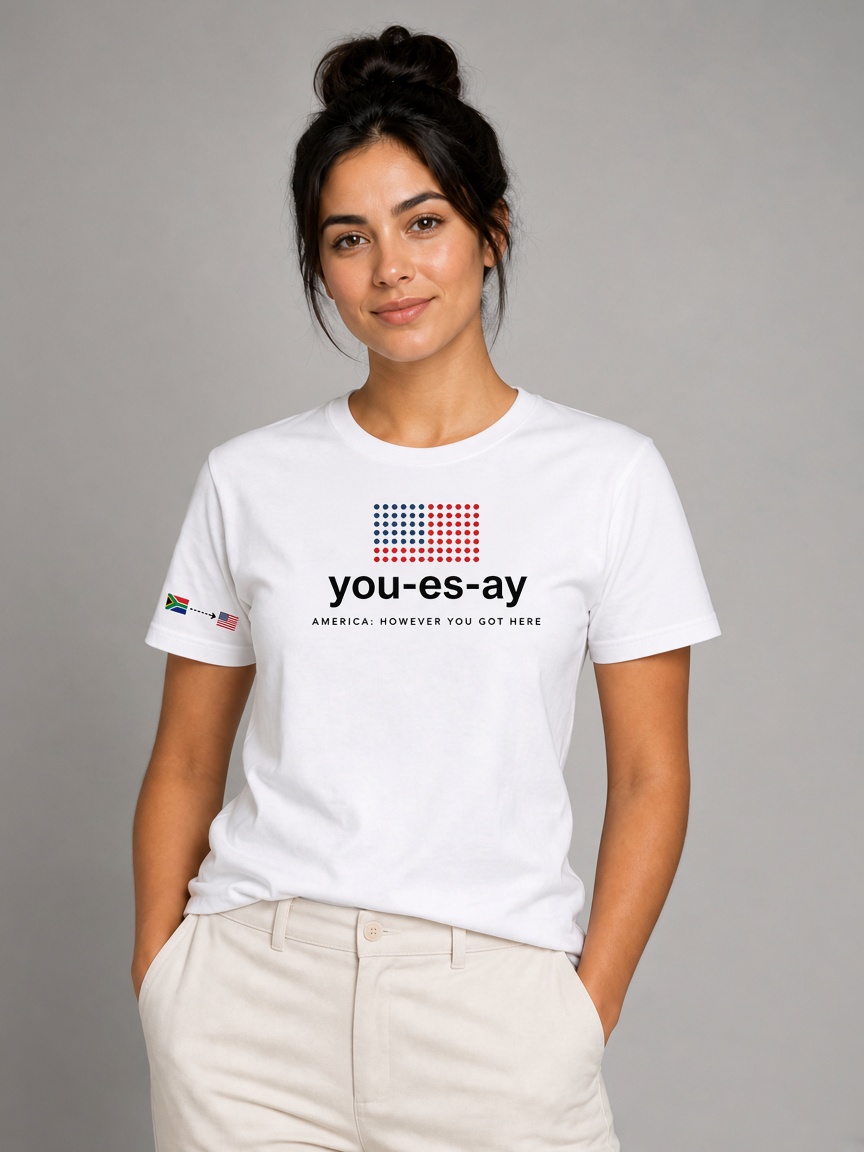 Women's Origin Tee, South Africa to USA